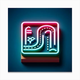 Neon Sign 25 Canvas Print