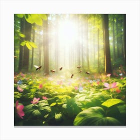 Flora And Fauna Canvas Print