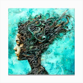 Beautiful Mind - Woman's Realm Canvas Print