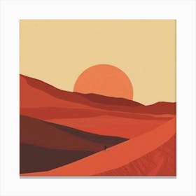 Desert Landscape 4 Canvas Print