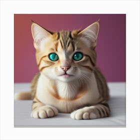 Tabby Cat Canvas Print