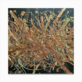 Abstract Painting inspired by Jackson Pollock 2 Canvas Print