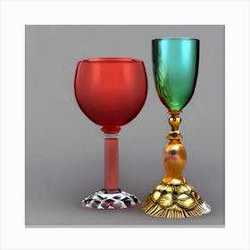 Two Glasses Of Wine Canvas Print