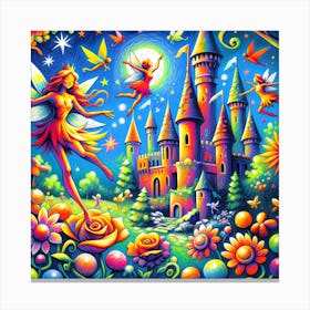 Super Kids Creativity:Fairy Castle Canvas Print