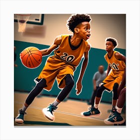 Basketball Player 5 Canvas Print