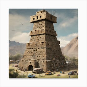 Tower Of Babel Canvas Print