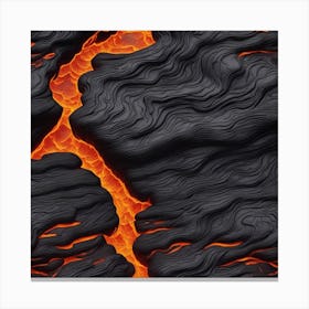 Lava Flow 7 Canvas Print