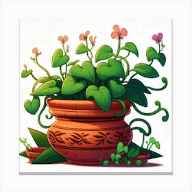 Potted Plant 1 Canvas Print