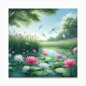 Water Lilies Canvas Print