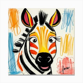 Zebra 16 Canvas Print