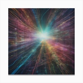 Abstract Space Background 19 Canvas Print