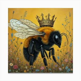 Queen Bumblebee Canvas Print