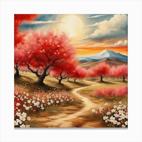 Cherry Blossoms 2 Canvas Print