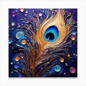 Peacock Feather Canvas Print