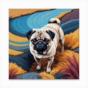 Cute Pug Canvas Print