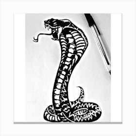 Cobra Tattoo Canvas Print