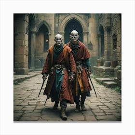 Twin assassins Canvas Print