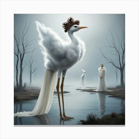 Snow Bird 1 Canvas Print