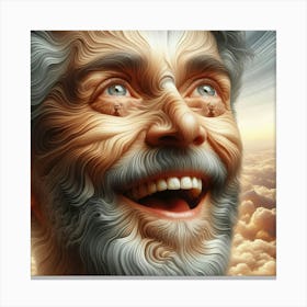 Portrait Of An Old Man 1 Canvas Print