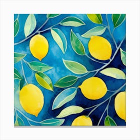 Sorrento Lemon Tree Canvas Print