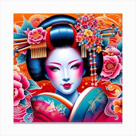 Geisha 17 Canvas Print