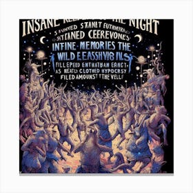 Insane Keepers Of The Night Canvas Print