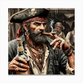 Pirates Of Digital world Canvas Print