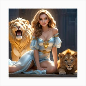 Lion King 7 Canvas Print