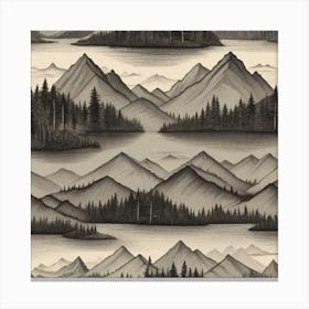 Mountain Landscape 1 Canvas Print