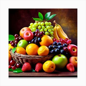 Fruit Basket 1 Canvas Print