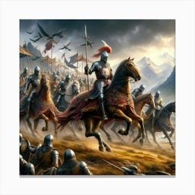 Knights Of The Round Table 4 Canvas Print