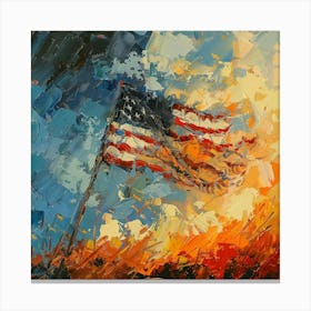 American Flag 2 Canvas Print