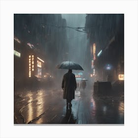 Dark City Canvas Print