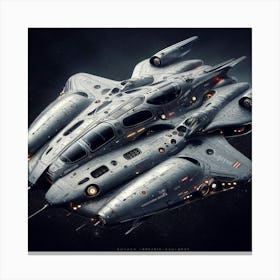 Spaceship 3 Canvas Print