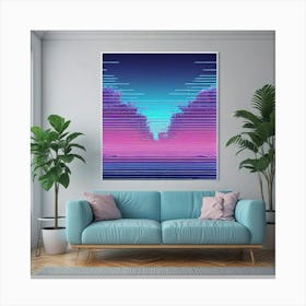 Pixel Art 2 Canvas Print