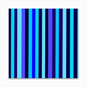 Blue Stripes Canvas Print