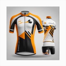 Cycling Jersey Canvas Print