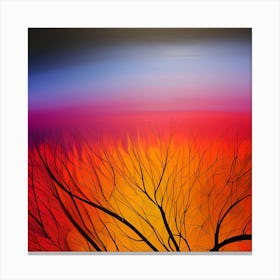 Red Horizon Canvas Print
