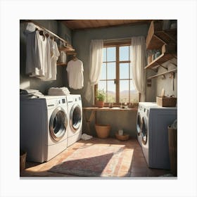 Laundry Room 6 Canvas Print