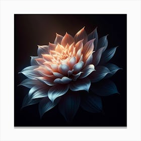 Dahlia Flower 10 Canvas Print