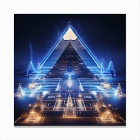 Pyramid Of Giza 4 Canvas Print