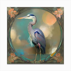 Blue Heron 6 Canvas Print