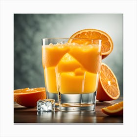 Orange Juice Canvas Print