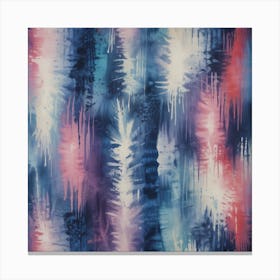 Blue And Purple Abstract Painting Canvas Print