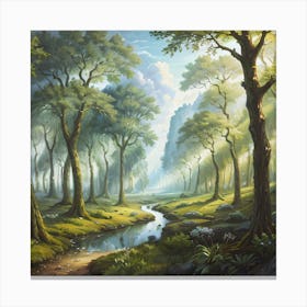 Walk In The Woods Canvas Print