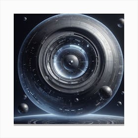 Spaceship 70 Canvas Print