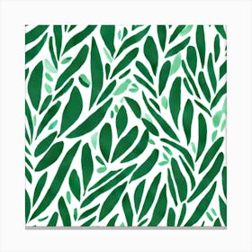 pattern Eucalyptus Leaves Canvas Print