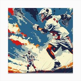 Lacrosse Player 1 Canvas Print