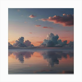 Sunset Clouds Ar2 Canvas Print