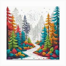 Forest Scene Canvas Print